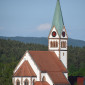 Gesamtbild der St. Johannis-Kirche nach der Renovierung mit Blick aus Südwesten (© Oskar Burkhardt)