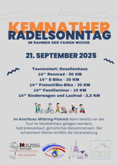 Plakat zum Kemnather Radelsonntag am 21.9.2025 (JPG)