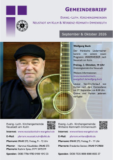 Gemeindebrief September/Oktober 2026 (Titelblatt)