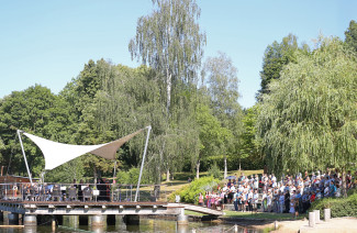 Tauferinnerungsgottesdienst am Rußweiher mit Seebühne